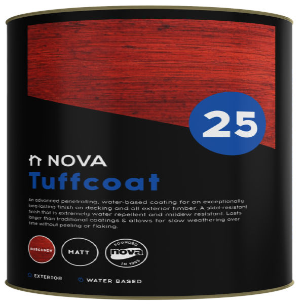 Nova 25 Tuffcoat Burgundy 5lt