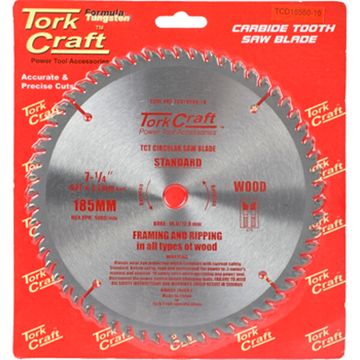 Blade Tct 185 X 60T 16Mm General Purpose Cross Cut