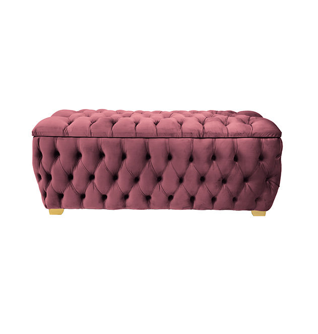 Ava Large Storage Boxes - Double-Pink