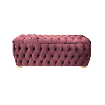 Ava Large Storage Boxes - Double-Pink