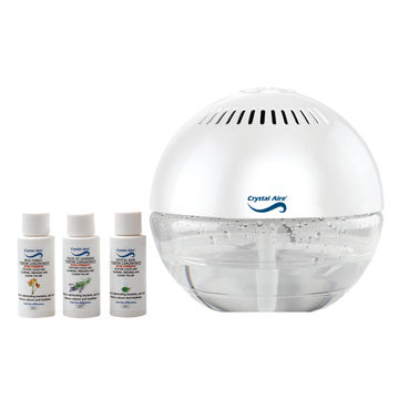 Crystal Aire LED Globe Air Purifier with Assorted Concentrates Bundle