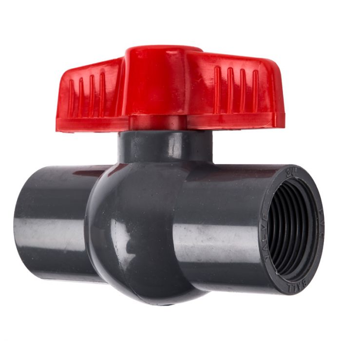 Threaded PVC Ball Valve - 20mm 3/4Inch Bsp (5 Piece Pack)