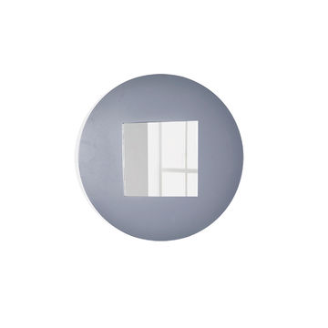 ROUND WOODEN FRAME GREY