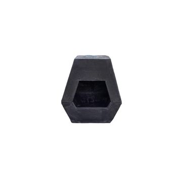 Concrete Fireplace Indoor/Outdoor Black 60x55x30cm