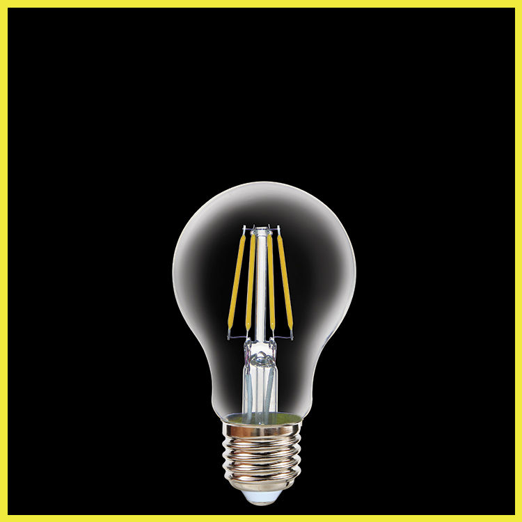 240v 4W E27 LED Filament A60 Clear Bulb