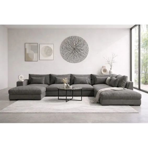 Mack office and Home Dave Modular U Shape - Grey