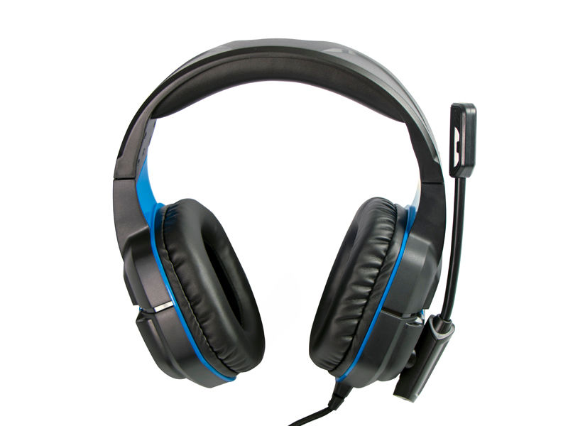 Ultra Link Gaming Headphones with Mic Black Blue LEROY