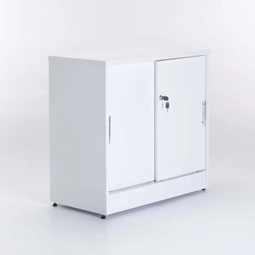 AXA 2 Door Cabinet Snow — Modern White Storage Solution