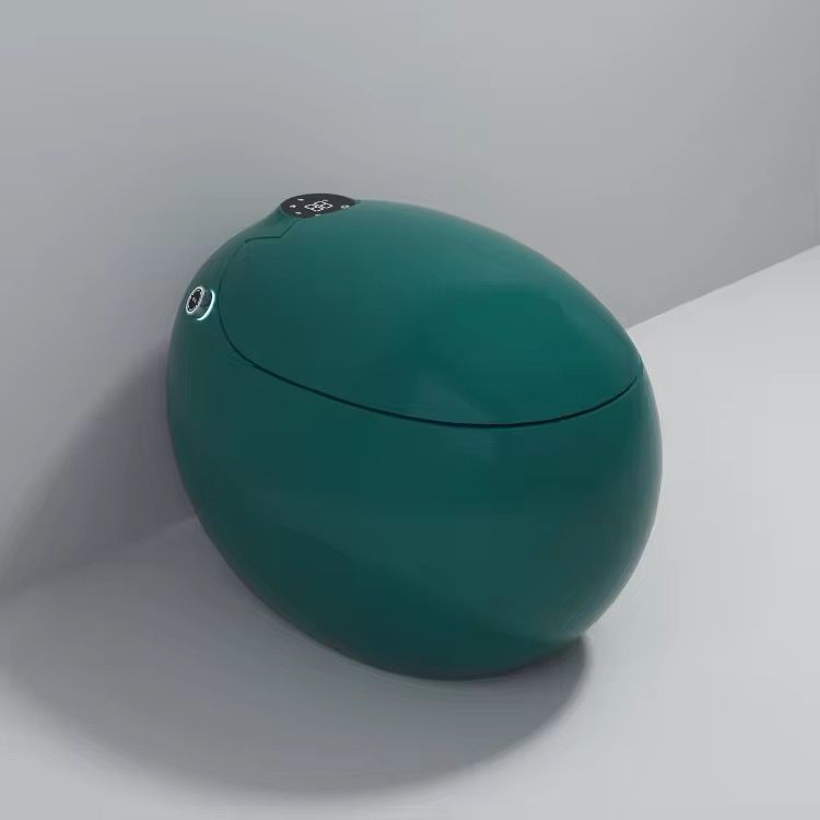 Smart Bidet Toilet, Egg-Shaped Ceramic