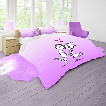Sweet Love Duvet Cover Set Double