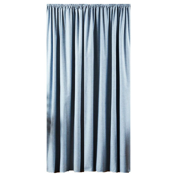 Matoc Designs Readymade Shorter Curtain - Blackout BlueGrey - Taped ...