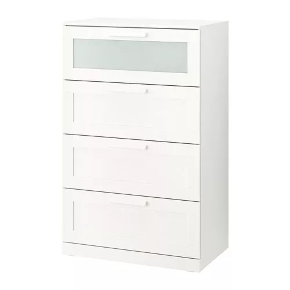 BRIMNES 4-Drawer Chest – White, 30 3/4