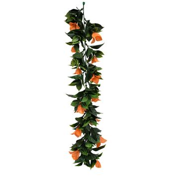 The Green Wall Co. - Artificial Foliage UV Protected - Vine Orange Bougainvillea - 65cm