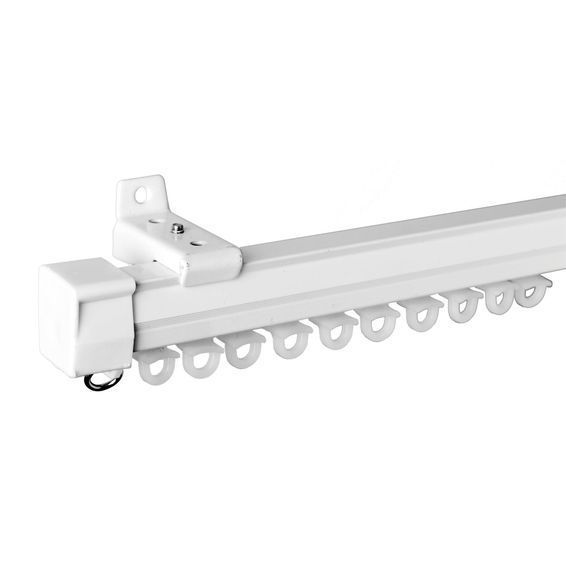 Racer track single ceiling fix 2.5m wht