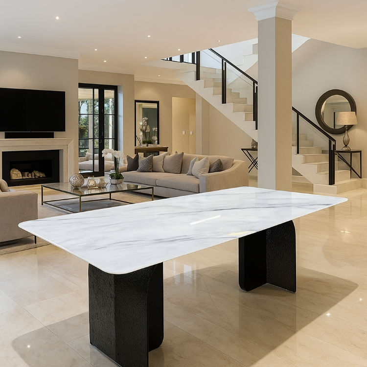 KC FURN – Leah 6 Seater Dining Table 180cm