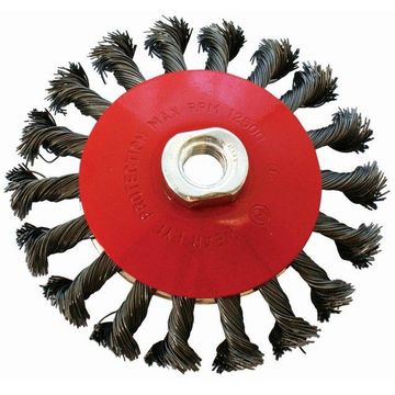 Tork Craft - Wire Cup Brush Twisted Bevel Plain - 4 Pack