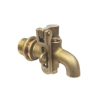 BIB TAP - BRASS LOCKABLE 1/2 15MM