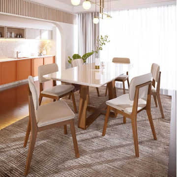 Avena Glass Dining Table