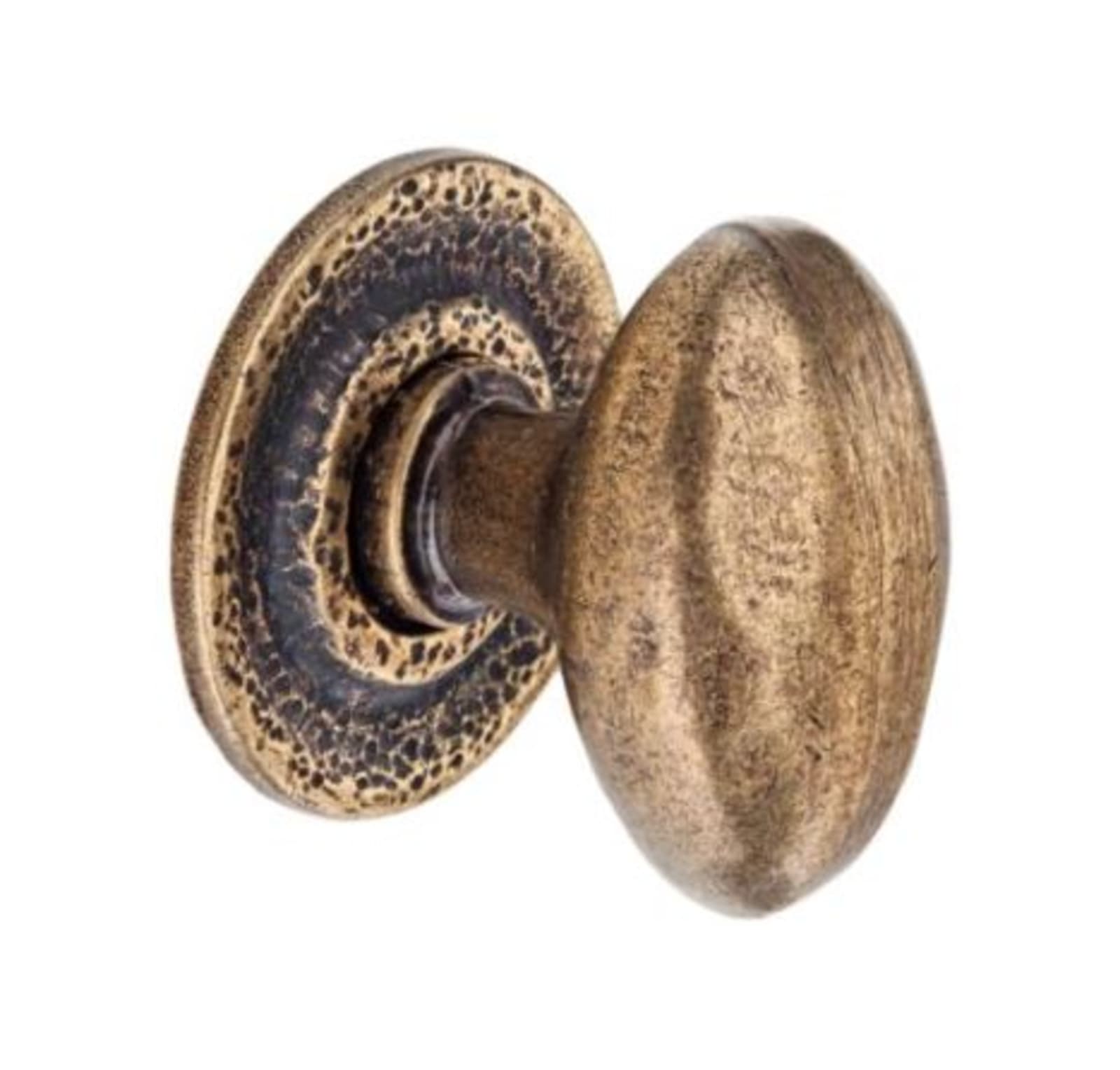 Oval knob on backplate