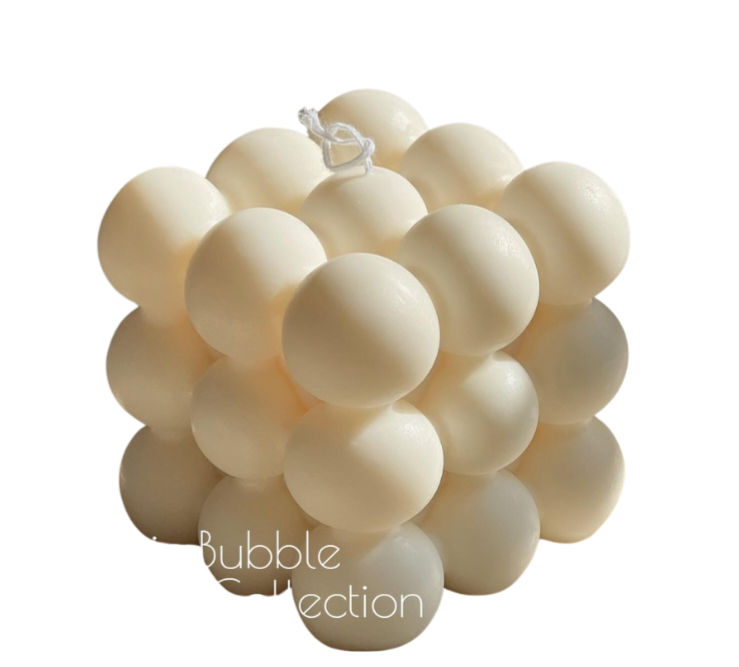 Gifted By Matte - Bubble Candle - White