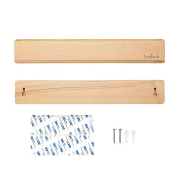 Soshida Wood Magnetic Knife Strip - Maple Wood