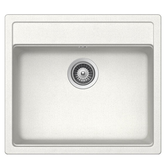 Frasa Kitchen Sink Rezulta Single Bowl Quartz Resin Composite White L49Cm X W51Cm