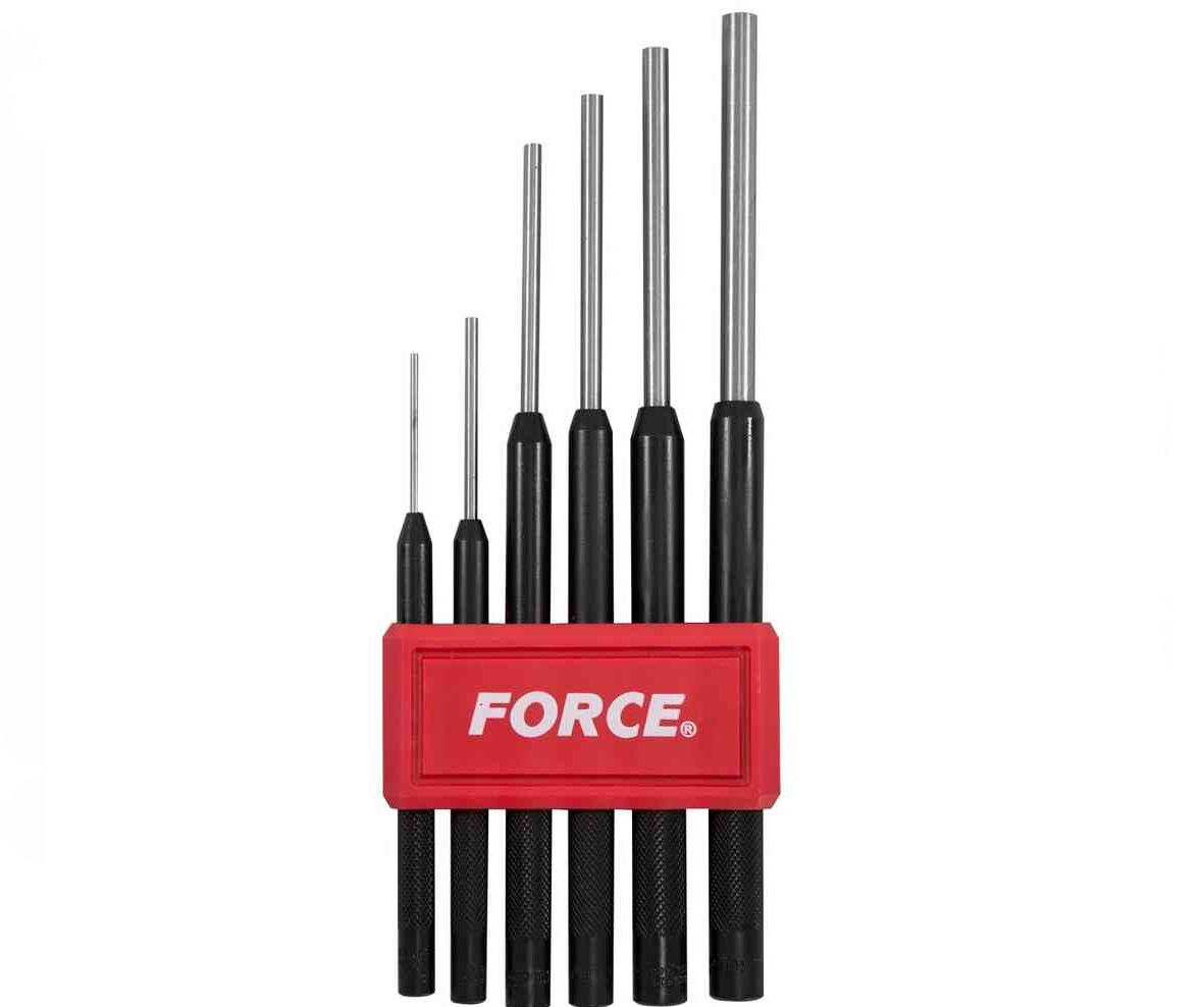 Force - 6 Piece Pin Punch Set 2;3;4;5;6And8mm Pp408
