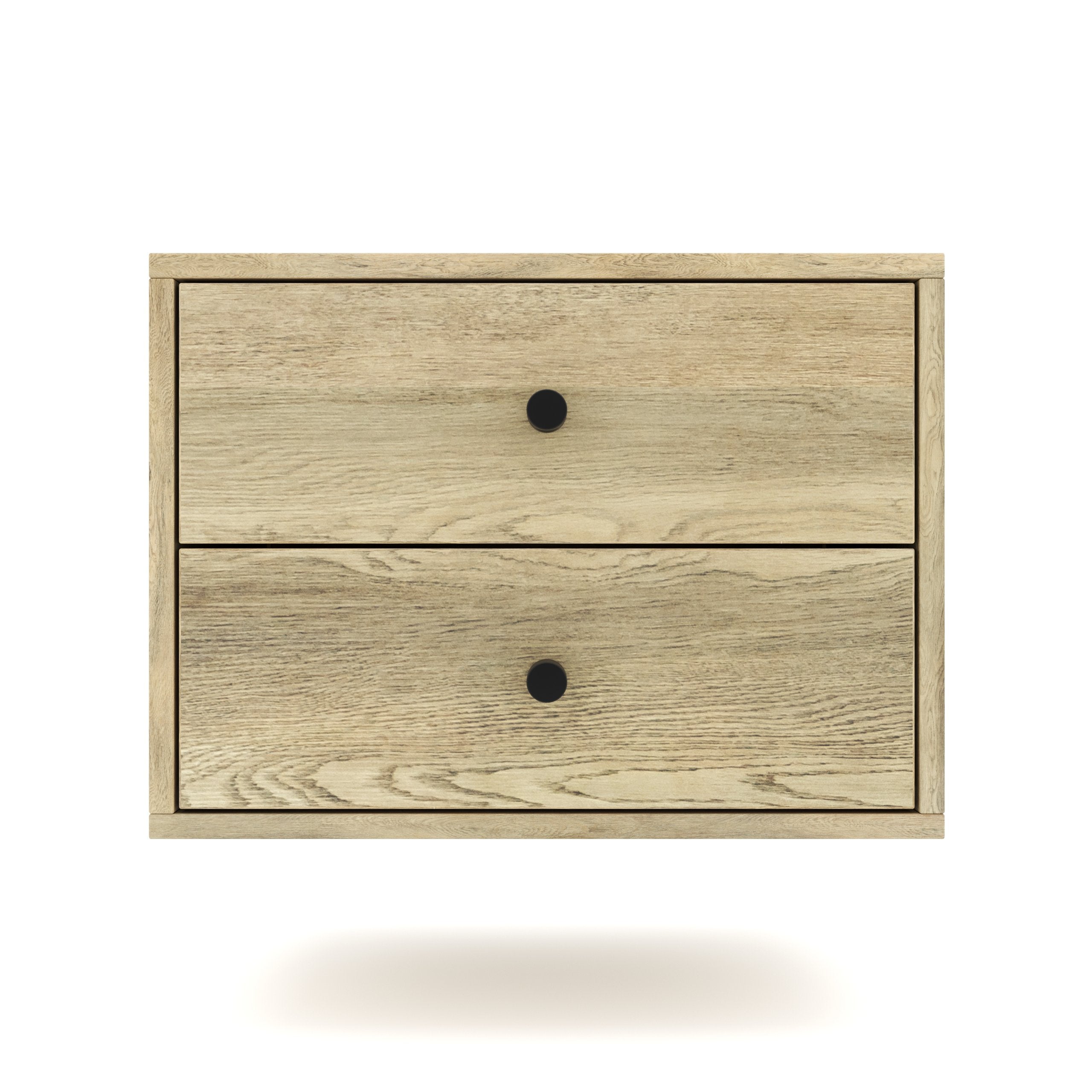 BAM! Drakensberg Two Drawer Bedside Table - Kirkwall