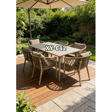 LBM 6 Seater Outdoor Dinning Set