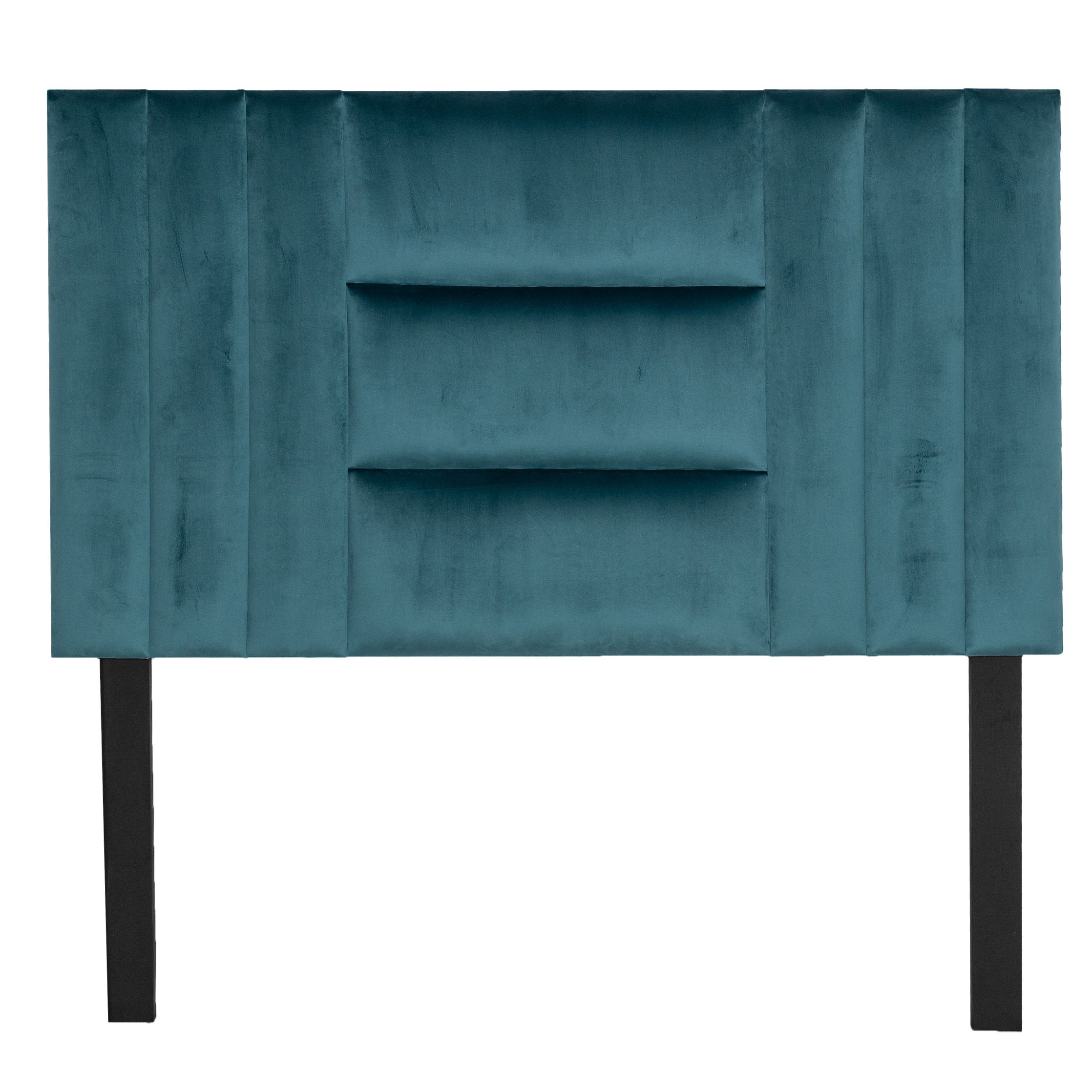 Luna Headboard - Turquoise Velvet - Double