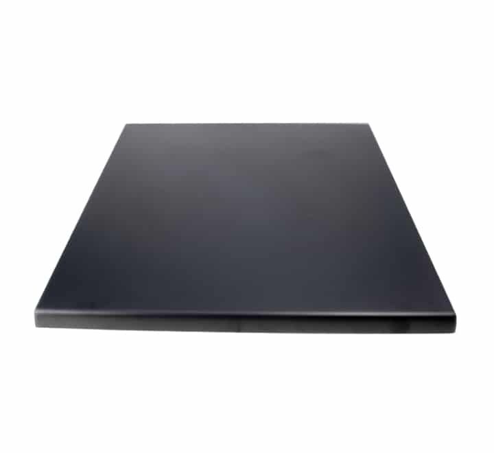 Vividitto - Werzalit Square Cafe Table Top 60cm - Siyah