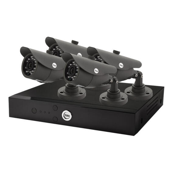 Camera CCTV kit YALE 8 channels 1080P x4