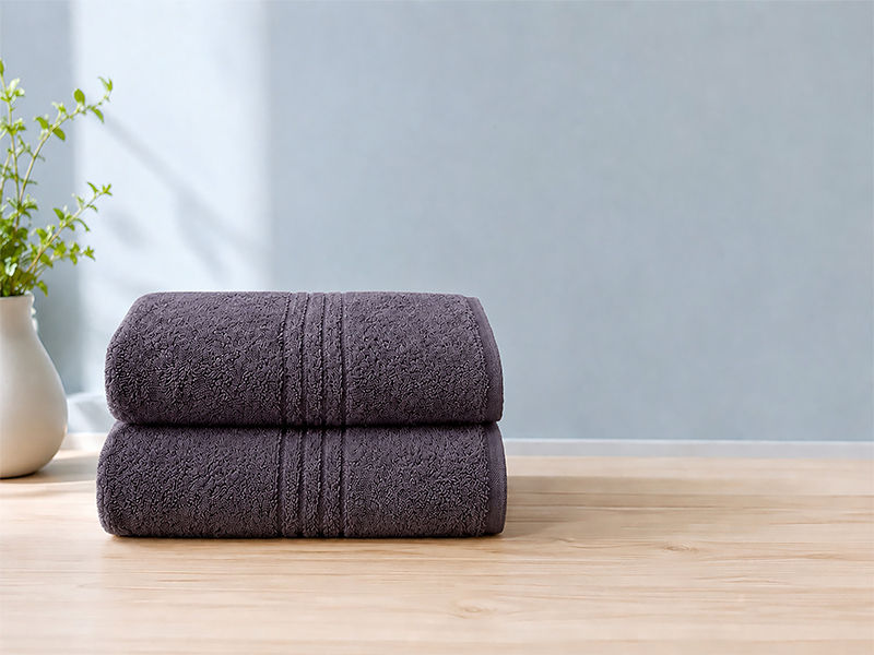 Hotel Collection 600GSM 50x90cms Hand Towels - 02 Pc Pack - Pavement
