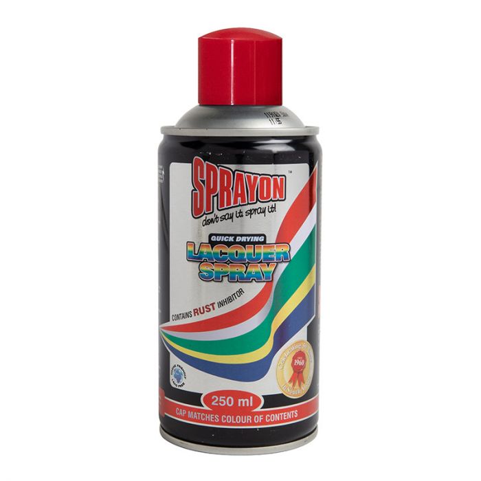 Bulk Pack x 5 Sprayon Paint Red Signal 250ml
