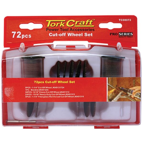 Mini Rotarty Cut-Off Wheel Set 72 Pce