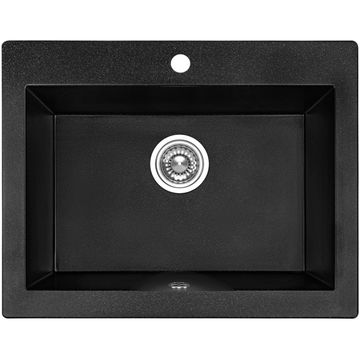 Laveo Komodo Granite Sink 1 Bowl - Black