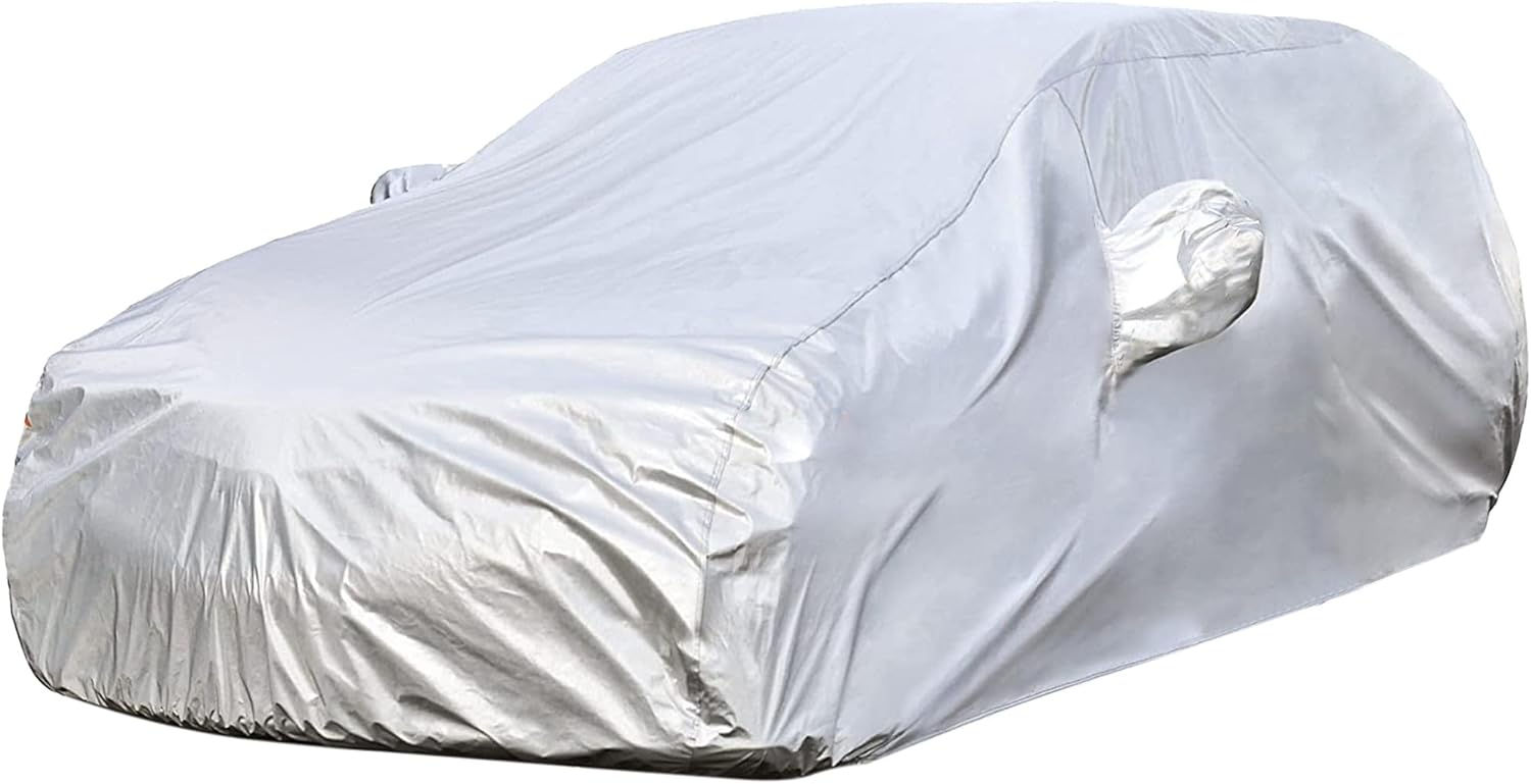 Silver Weatherproof Car Cover - Hatchback