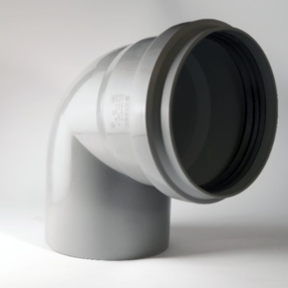 EDT  EuroDrain KESSEL ''Push-Fit'' 75mm Pipe 90' Elbow with Socket