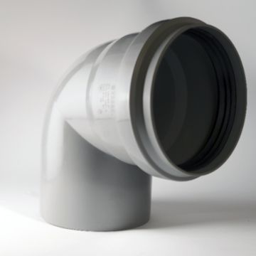 EDT  EuroDrain KESSEL ''Push-Fit'' 75mm Pipe 90' Elbow with Socket
