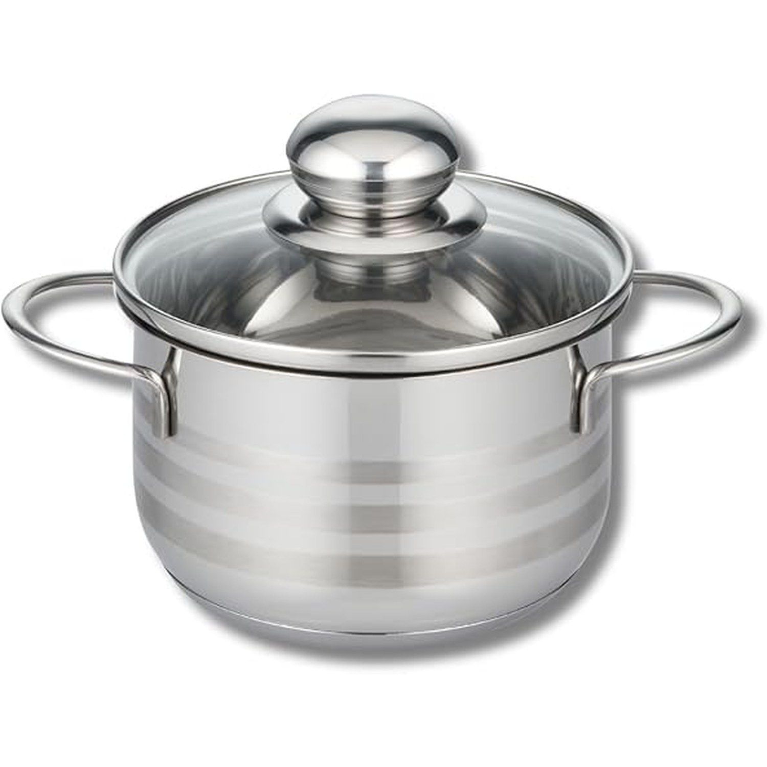 ELO Briliant High Cookpot with Glass Lid, 14 cm