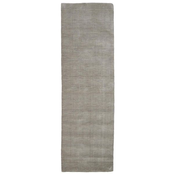 Luna Contemporary Solid Colour Light Grey Runner