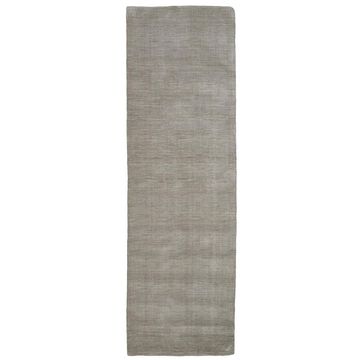 Luna Contemporary Solid Colour Light Grey Runner