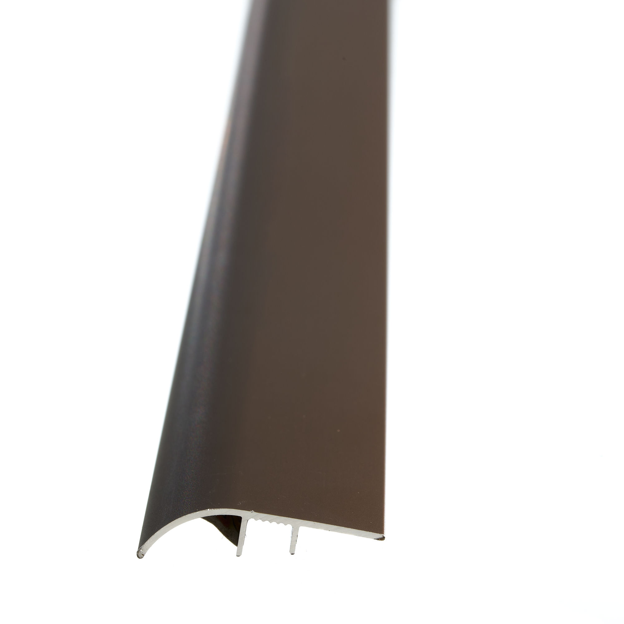 Aluminium Reducer LVT Strip Dark Bronze Undrilled 2500 x 33 Aluminium Door Strip