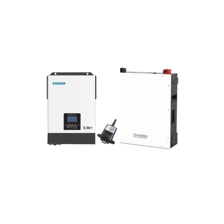 Esener 5.5Kva Mppt 100Ah Hybrid Inverter & Dyness 5.12Kwh 100Ah LiFePo4 Lithium-ion Battery COMBO
