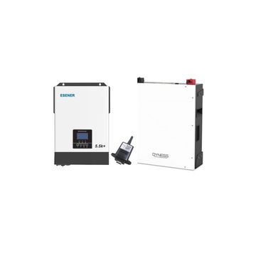 Esener 5.5Kva Mppt 100Ah Hybrid Inverter & Dyness 5.12Kwh 100Ah LiFePo4 Lithium-ion Battery COMBO