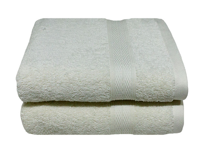Plush Hand Towel 50x90cm Luxury Feel & Soft Cotton - Bright White(1 pc Pack)