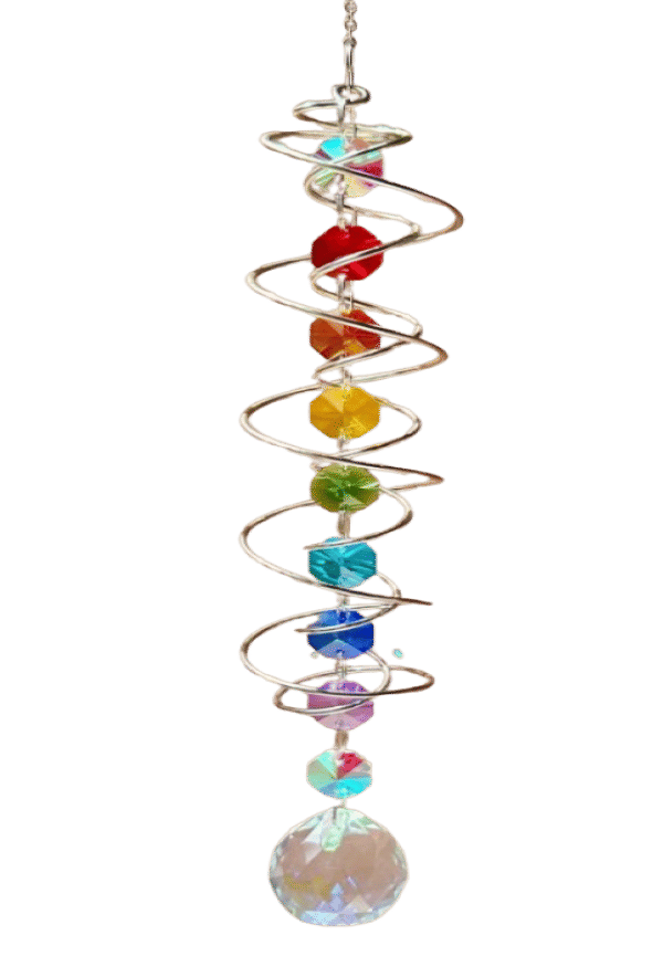 Spiral Tail Wind Spinner Sun Catcher