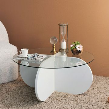 Coffee Table Bubble - White