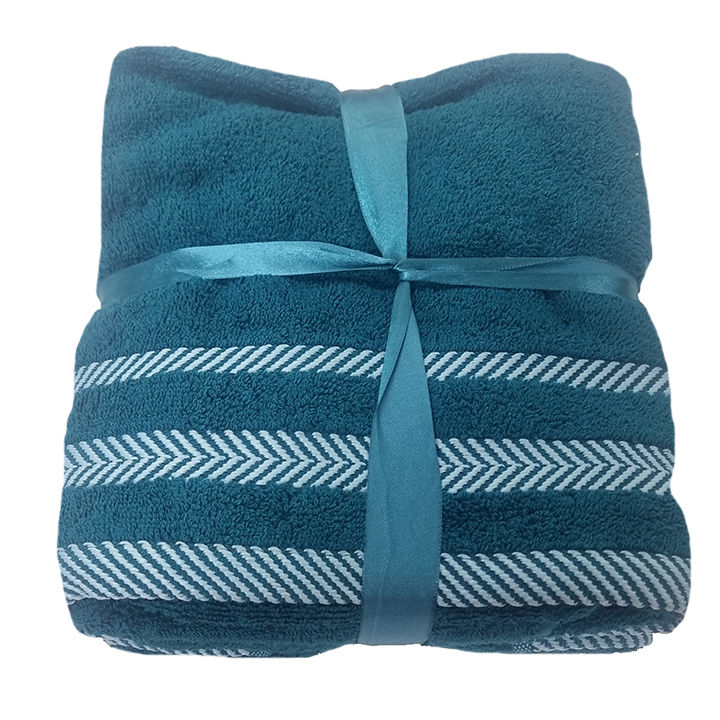Plush 3 Piece Set Bath Towel, Hand Towel and Face Cloth 100 Cotton