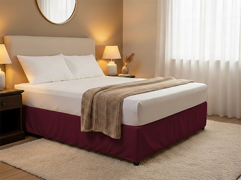 Easy Fit, Wrinkle Free, Durable Base Wrap- Pomegranate - Three Quarter XL (01 Piece Pack)